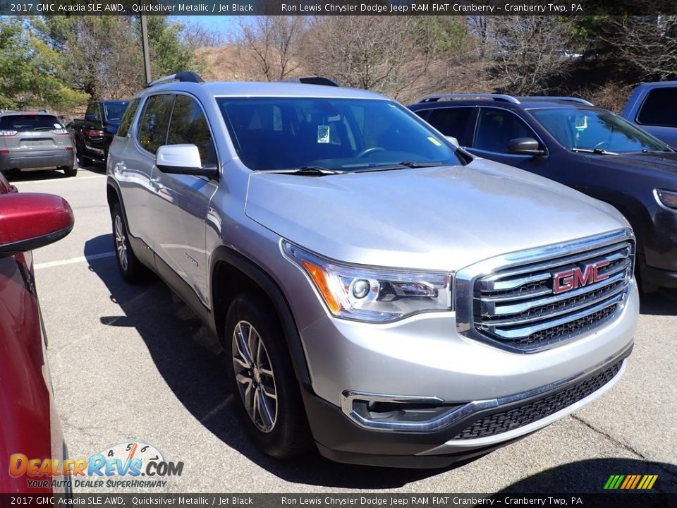 2017 GMC Acadia SLE AWD Quicksilver Metallic / Jet Black Photo #2