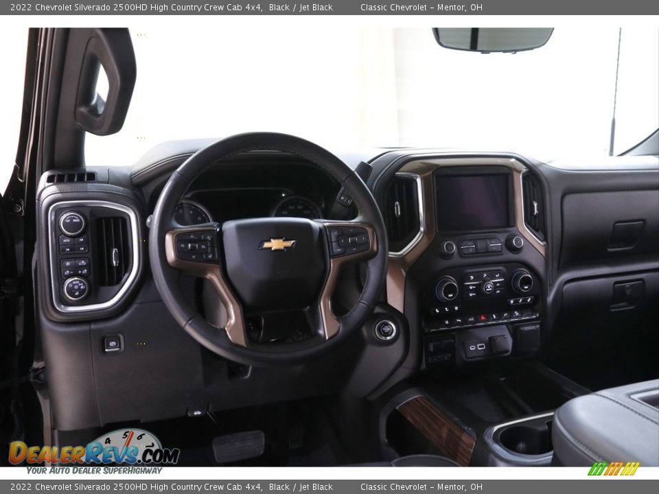 Dashboard of 2022 Chevrolet Silverado 2500HD High Country Crew Cab 4x4 Photo #7