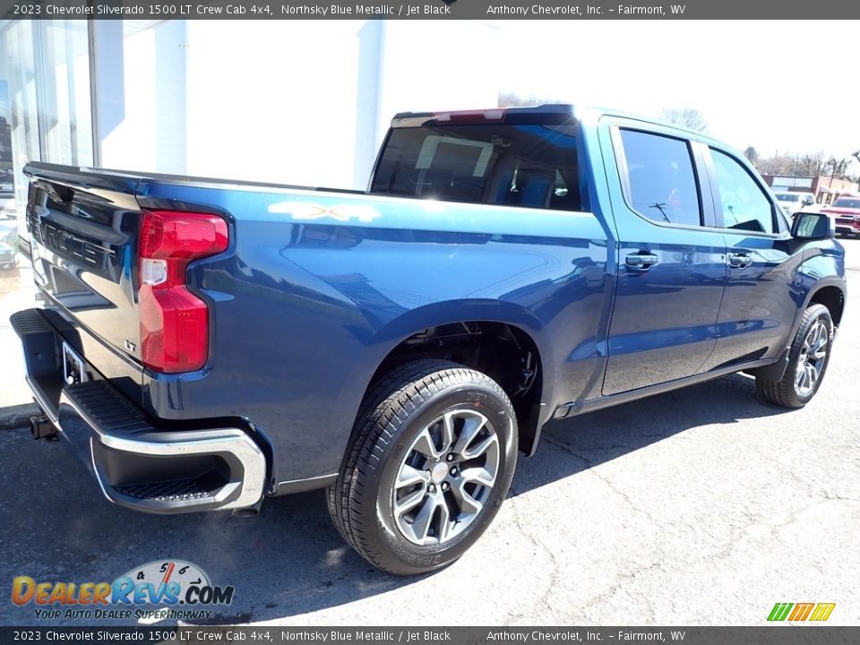 2023 Chevrolet Silverado 1500 LT Crew Cab 4x4 Northsky Blue Metallic / Jet Black Photo #3
