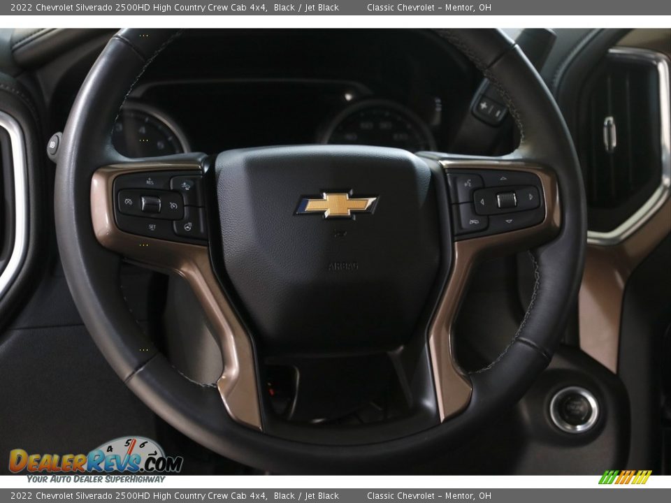 2022 Chevrolet Silverado 2500HD High Country Crew Cab 4x4 Steering Wheel Photo #8