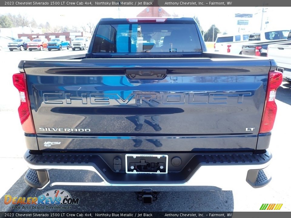 2023 Chevrolet Silverado 1500 LT Crew Cab 4x4 Northsky Blue Metallic / Jet Black Photo #4