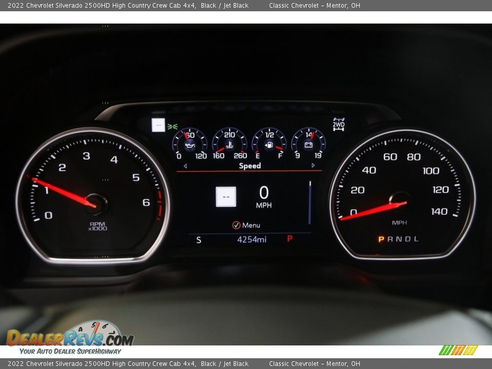 2022 Chevrolet Silverado 2500HD High Country Crew Cab 4x4 Gauges Photo #9