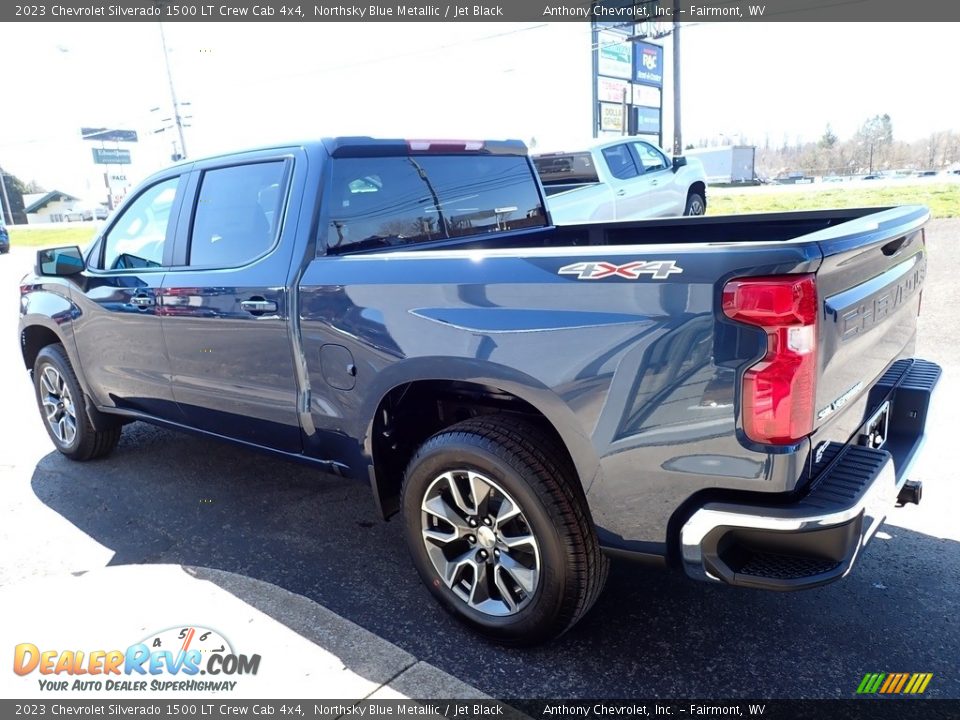 2023 Chevrolet Silverado 1500 LT Crew Cab 4x4 Northsky Blue Metallic / Jet Black Photo #6
