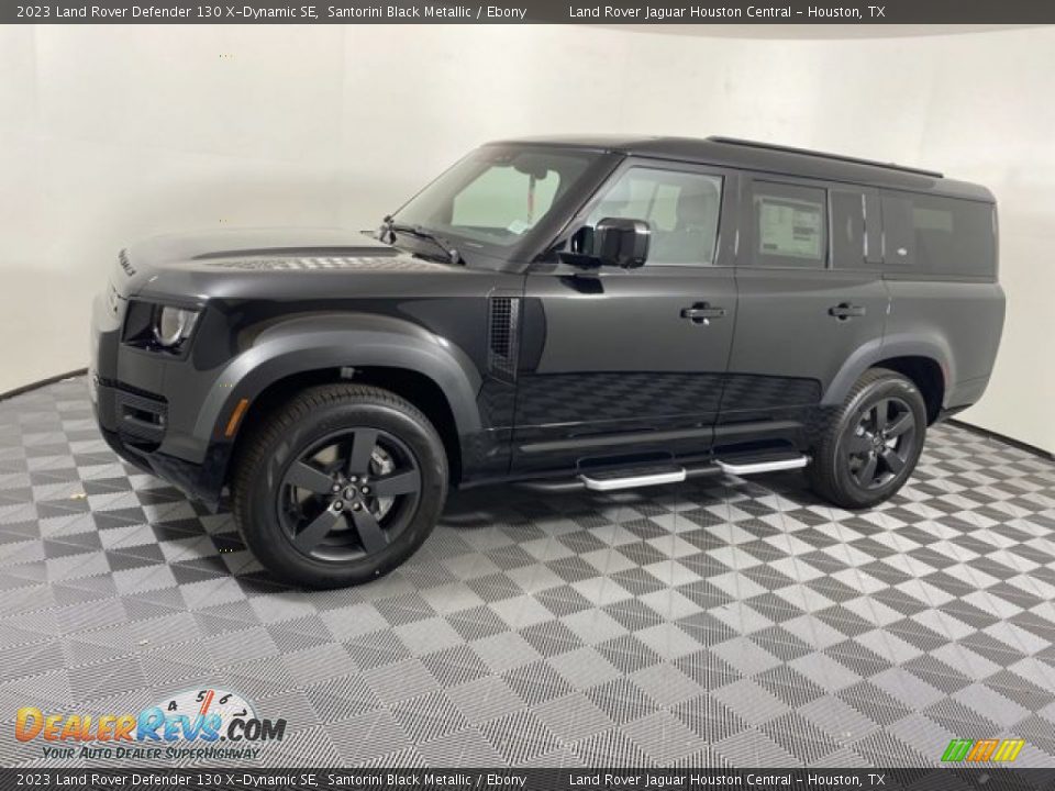 2023 Land Rover Defender 130 X-Dynamic SE Santorini Black Metallic / Ebony Photo #6