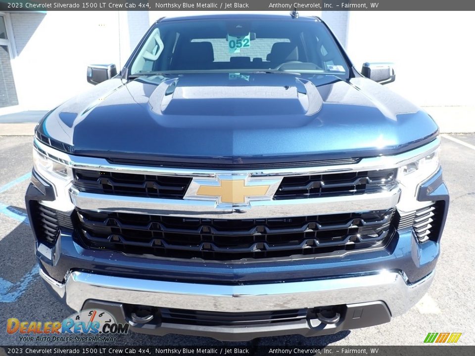 2023 Chevrolet Silverado 1500 LT Crew Cab 4x4 Northsky Blue Metallic / Jet Black Photo #9