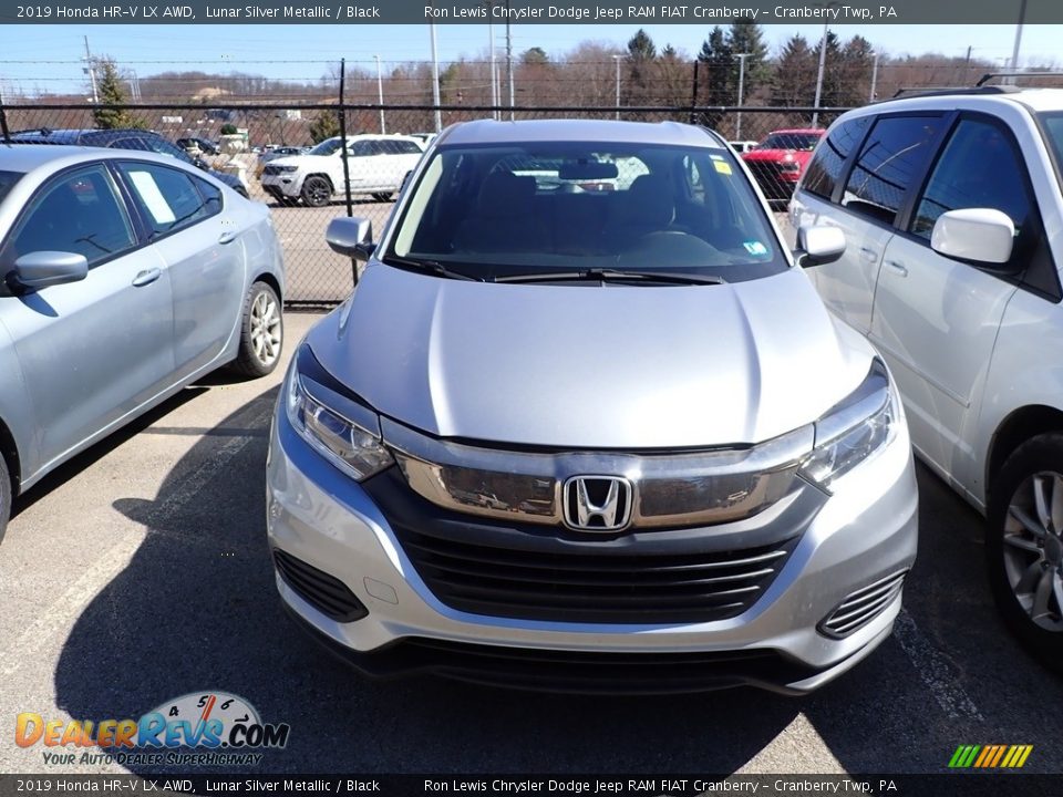 2019 Honda HR-V LX AWD Lunar Silver Metallic / Black Photo #2