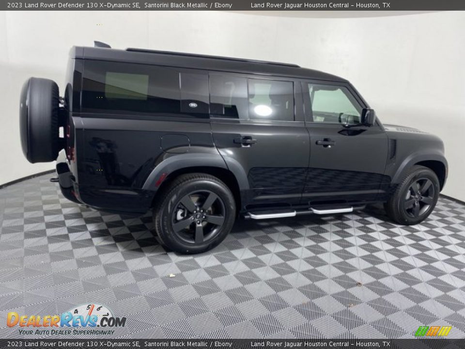 2023 Land Rover Defender 130 X-Dynamic SE Santorini Black Metallic / Ebony Photo #11