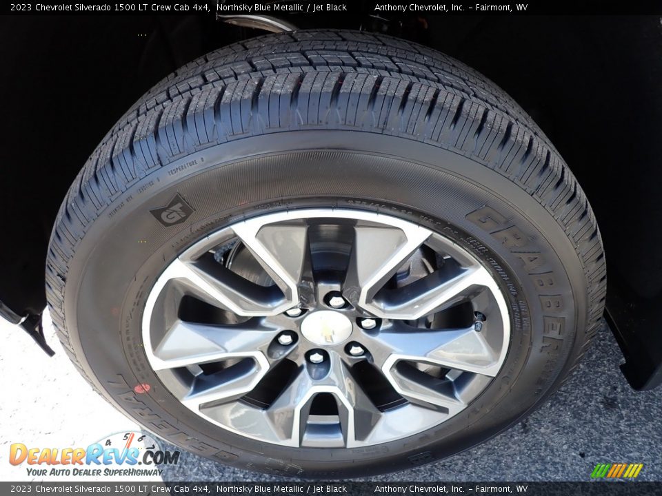 2023 Chevrolet Silverado 1500 LT Crew Cab 4x4 Northsky Blue Metallic / Jet Black Photo #10