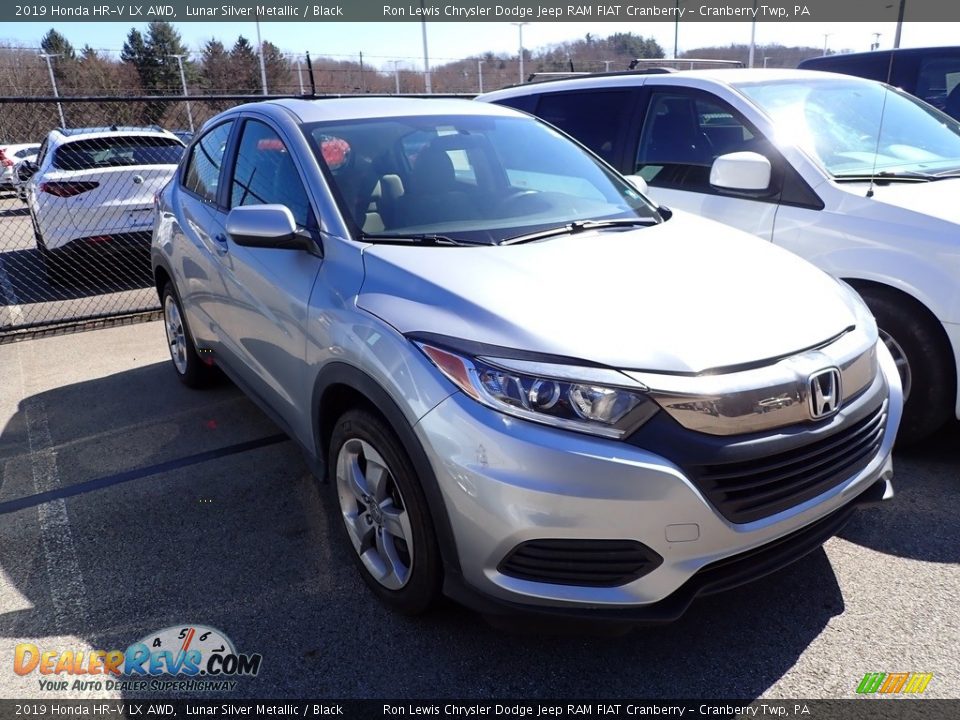 2019 Honda HR-V LX AWD Lunar Silver Metallic / Black Photo #3