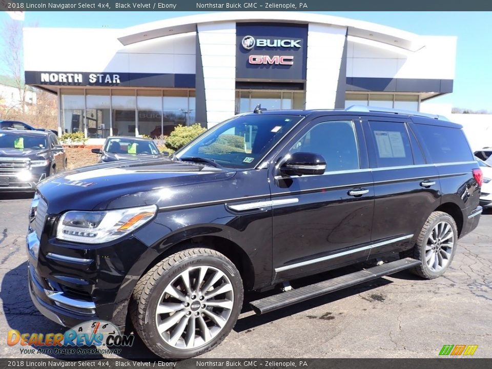 2018 Lincoln Navigator Select 4x4 Black Velvet / Ebony Photo #1