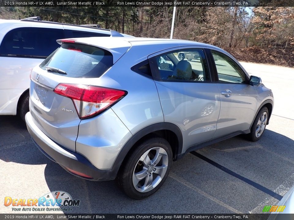 2019 Honda HR-V LX AWD Lunar Silver Metallic / Black Photo #4