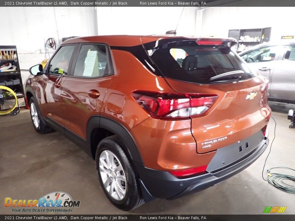 2021 Chevrolet TrailBlazer LS AWD Dark Copper Metallic / Jet Black Photo #4