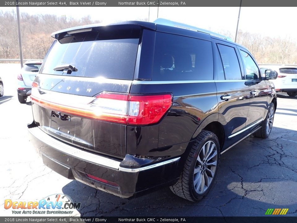 2018 Lincoln Navigator Select 4x4 Black Velvet / Ebony Photo #6