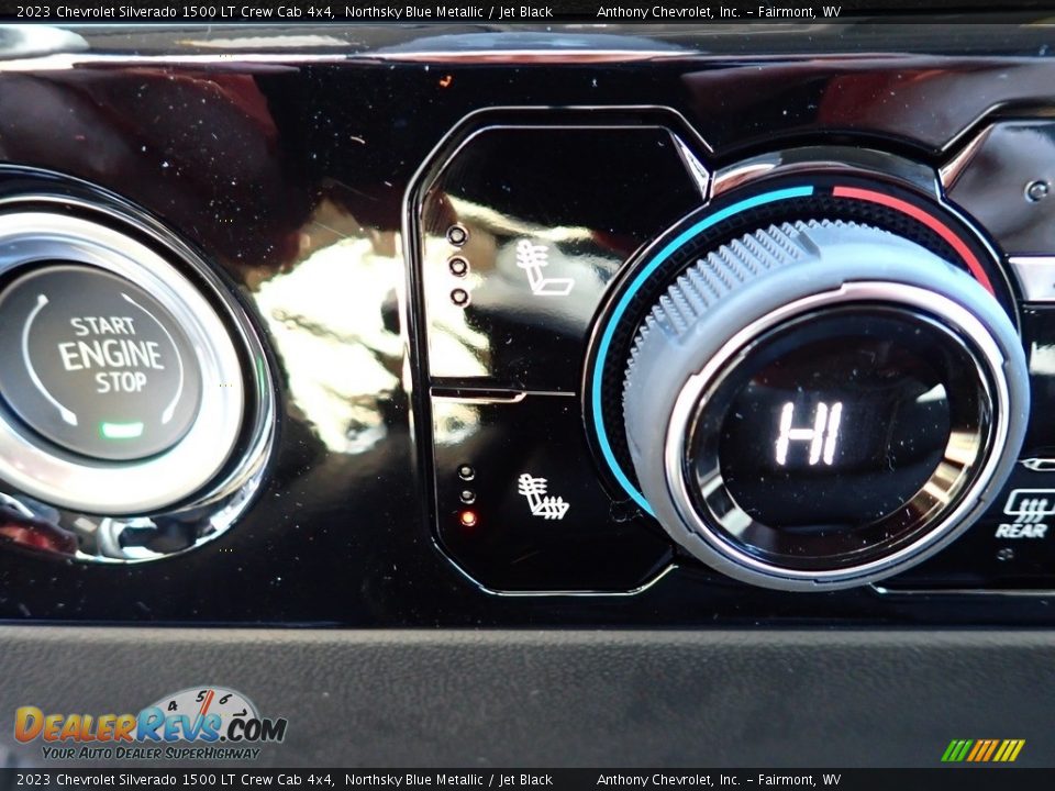 2023 Chevrolet Silverado 1500 LT Crew Cab 4x4 Northsky Blue Metallic / Jet Black Photo #17