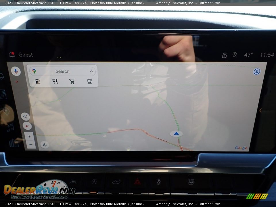 2023 Chevrolet Silverado 1500 LT Crew Cab 4x4 Northsky Blue Metallic / Jet Black Photo #18