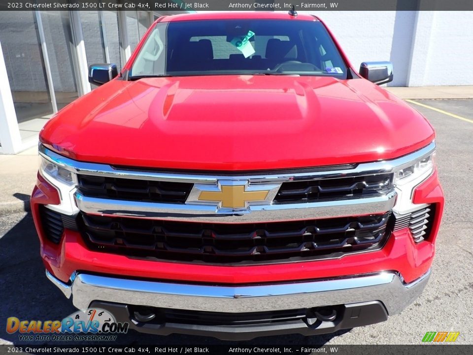 2023 Chevrolet Silverado 1500 LT Crew Cab 4x4 Red Hot / Jet Black Photo #9