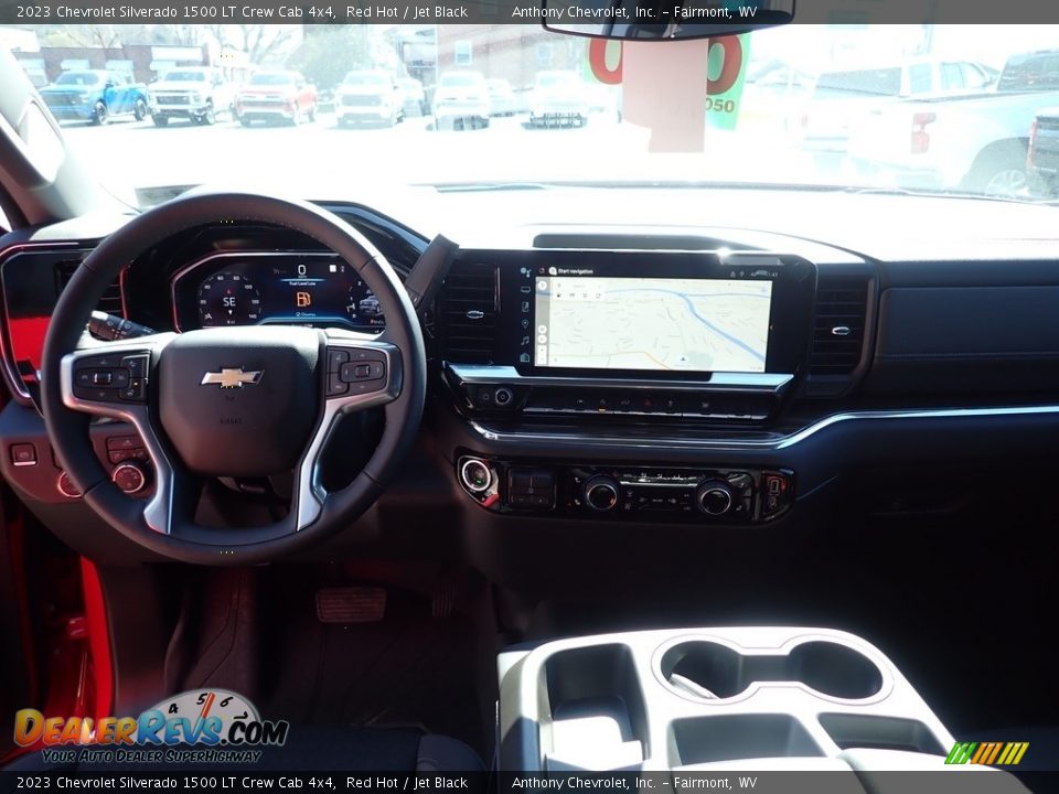 2023 Chevrolet Silverado 1500 LT Crew Cab 4x4 Red Hot / Jet Black Photo #13