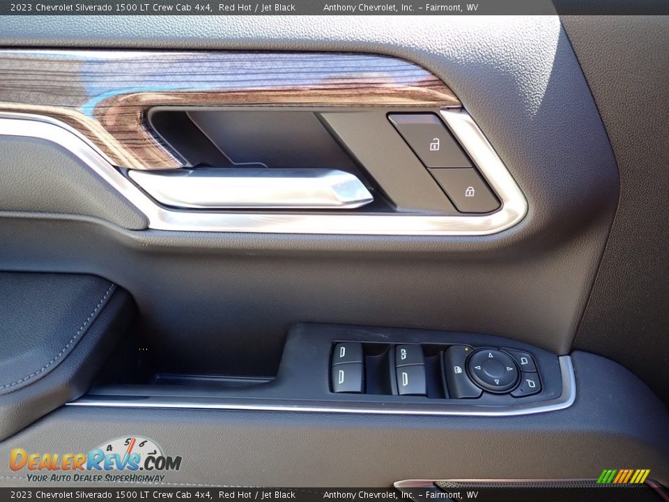 2023 Chevrolet Silverado 1500 LT Crew Cab 4x4 Red Hot / Jet Black Photo #14