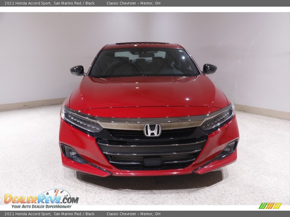 2021 Honda Accord Sport San Marino Red / Black Photo #2