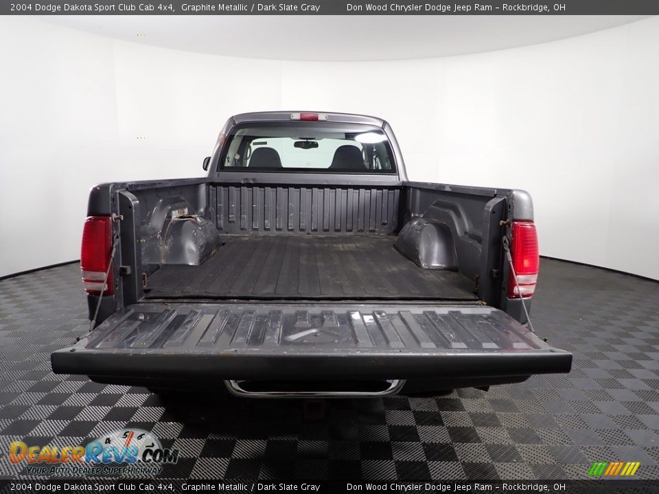 2004 Dodge Dakota Sport Club Cab 4x4 Graphite Metallic / Dark Slate Gray Photo #6