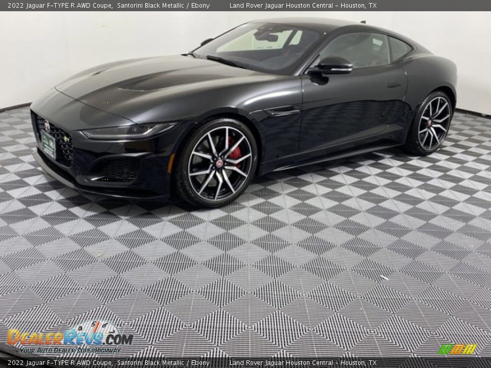 Santorini Black Metallic 2022 Jaguar F-TYPE R AWD Coupe Photo #1