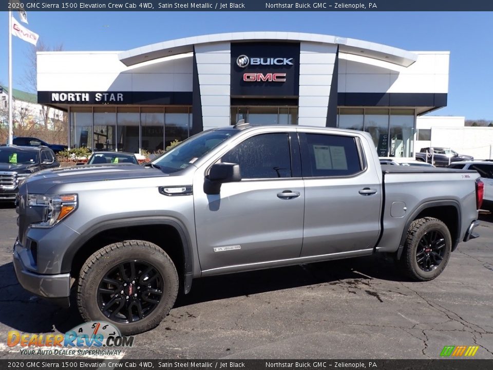 2020 GMC Sierra 1500 Elevation Crew Cab 4WD Satin Steel Metallic / Jet Black Photo #1