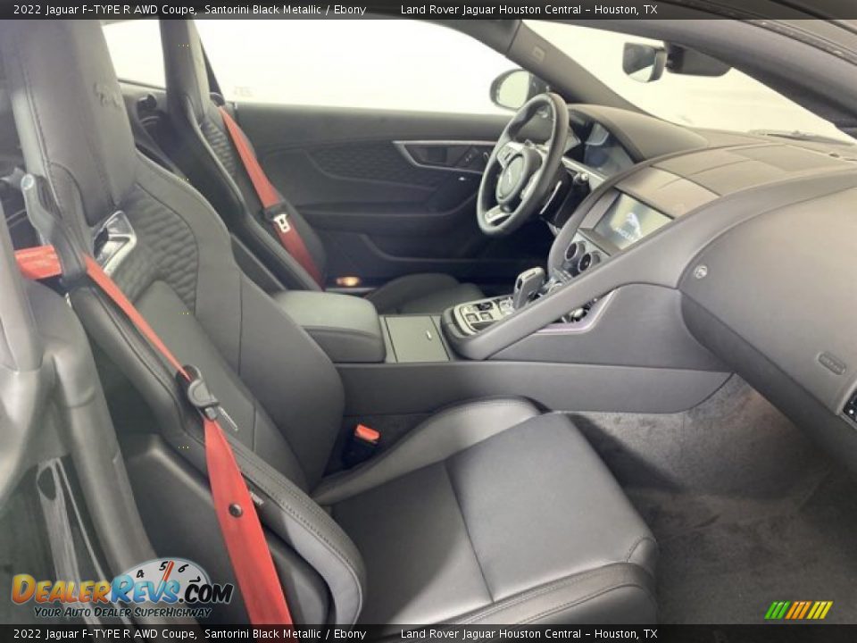 Ebony Interior - 2022 Jaguar F-TYPE R AWD Coupe Photo #3