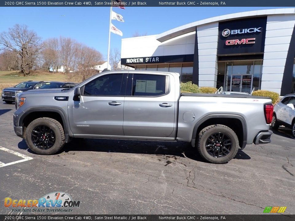 2020 GMC Sierra 1500 Elevation Crew Cab 4WD Satin Steel Metallic / Jet Black Photo #2