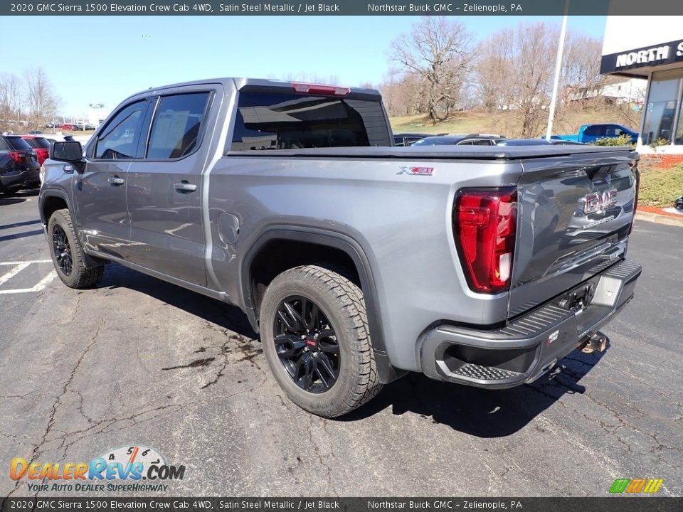 2020 GMC Sierra 1500 Elevation Crew Cab 4WD Satin Steel Metallic / Jet Black Photo #3