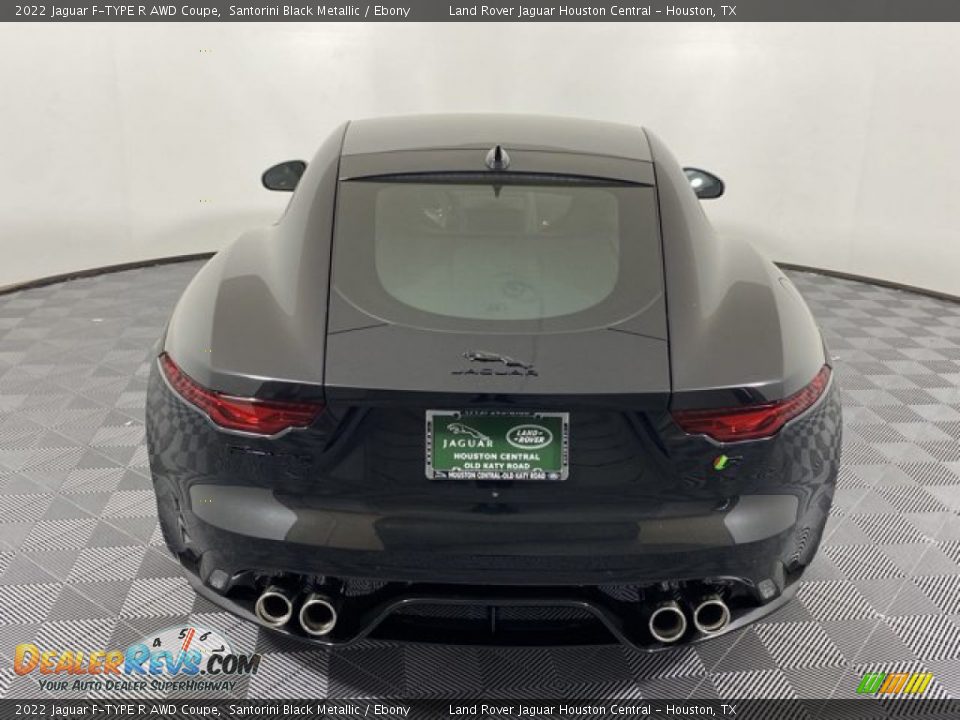 2022 Jaguar F-TYPE R AWD Coupe Santorini Black Metallic / Ebony Photo #6