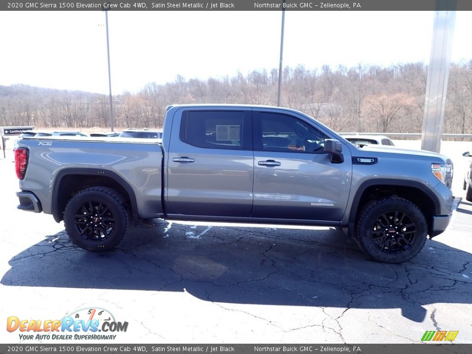 Satin Steel Metallic 2020 GMC Sierra 1500 Elevation Crew Cab 4WD Photo #8