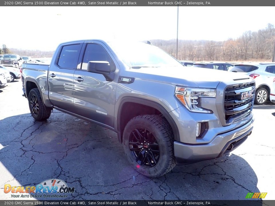 Front 3/4 View of 2020 GMC Sierra 1500 Elevation Crew Cab 4WD Photo #9