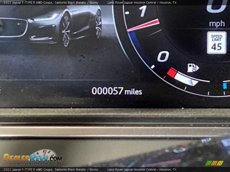 2022 Jaguar F-TYPE R AWD Coupe Santorini Black Metallic / Ebony Photo #15