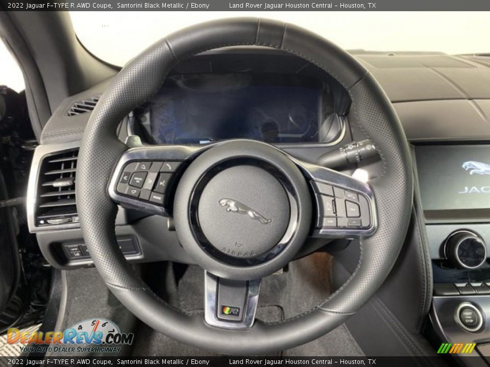 2022 Jaguar F-TYPE R AWD Coupe Steering Wheel Photo #16