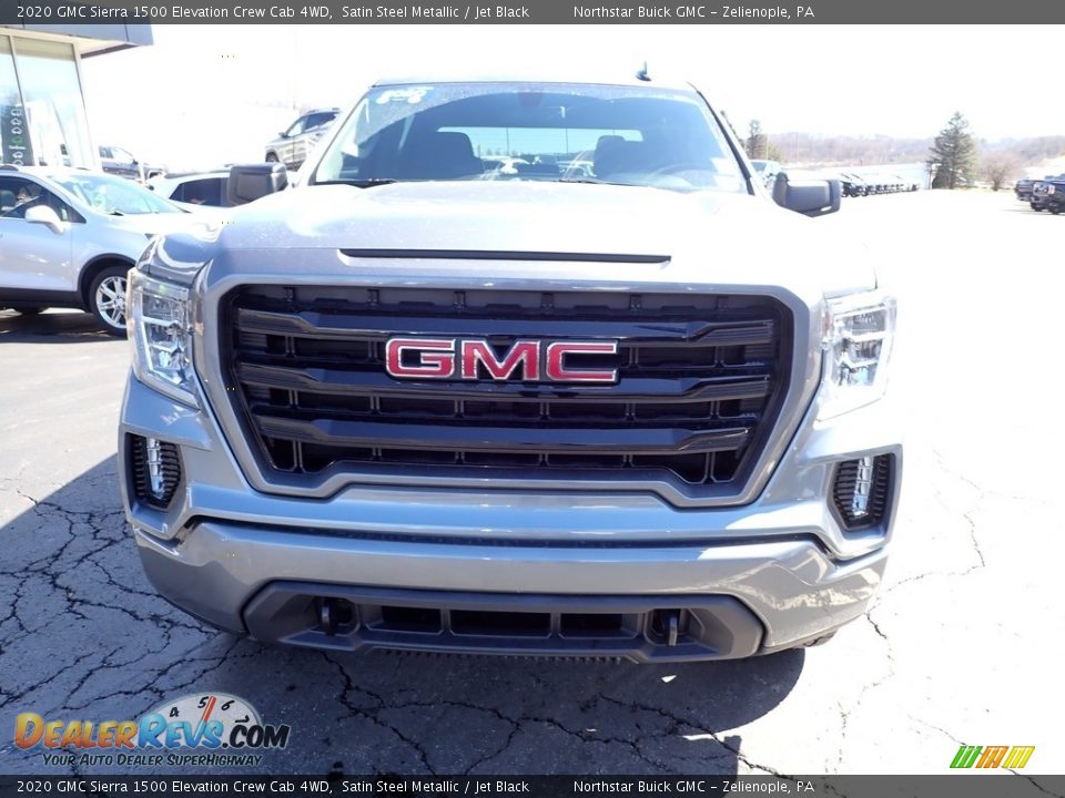 2020 GMC Sierra 1500 Elevation Crew Cab 4WD Satin Steel Metallic / Jet Black Photo #11