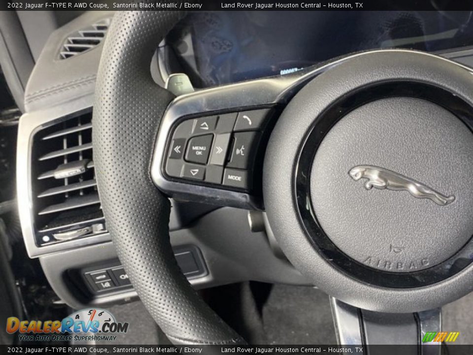 2022 Jaguar F-TYPE R AWD Coupe Steering Wheel Photo #17