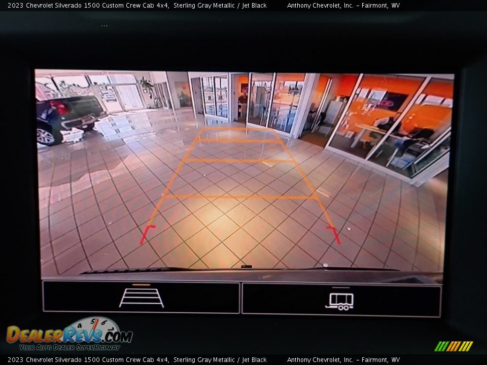 2023 Chevrolet Silverado 1500 Custom Crew Cab 4x4 Sterling Gray Metallic / Jet Black Photo #19