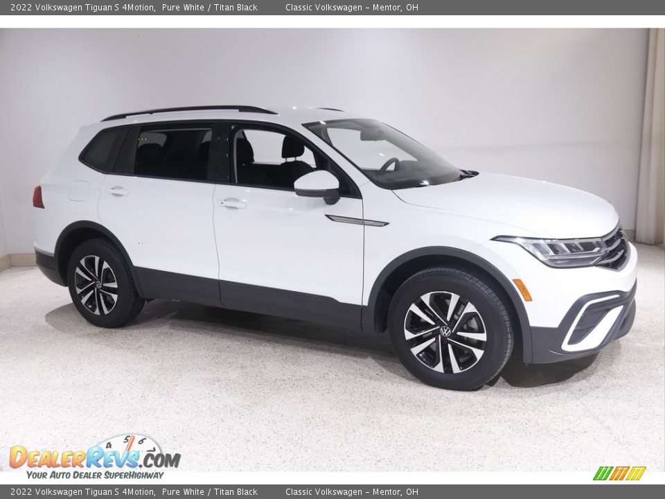 Pure White 2022 Volkswagen Tiguan S 4Motion Photo #1