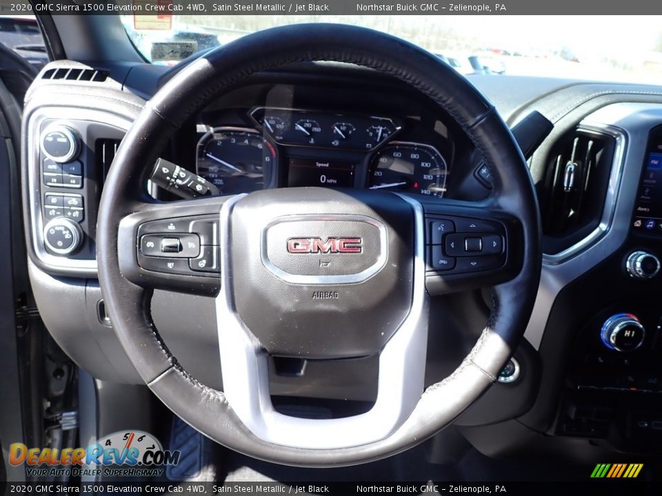 2020 GMC Sierra 1500 Elevation Crew Cab 4WD Steering Wheel Photo #28