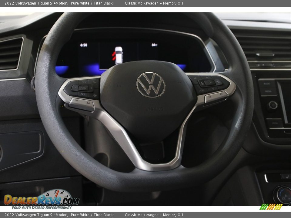 2022 Volkswagen Tiguan S 4Motion Steering Wheel Photo #7
