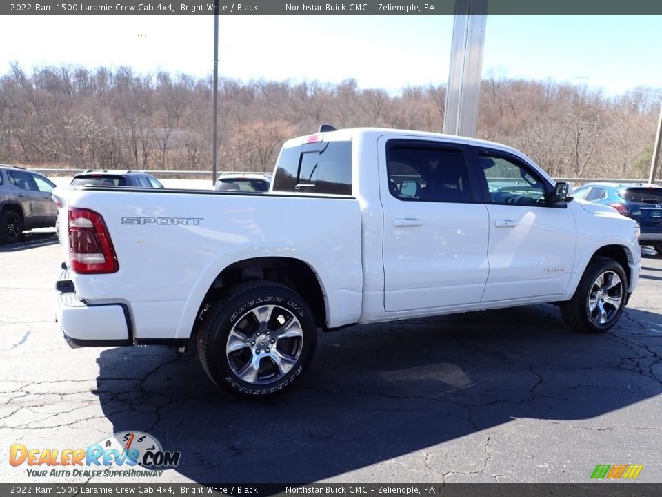 2022 Ram 1500 Laramie Crew Cab 4x4 Bright White / Black Photo #7