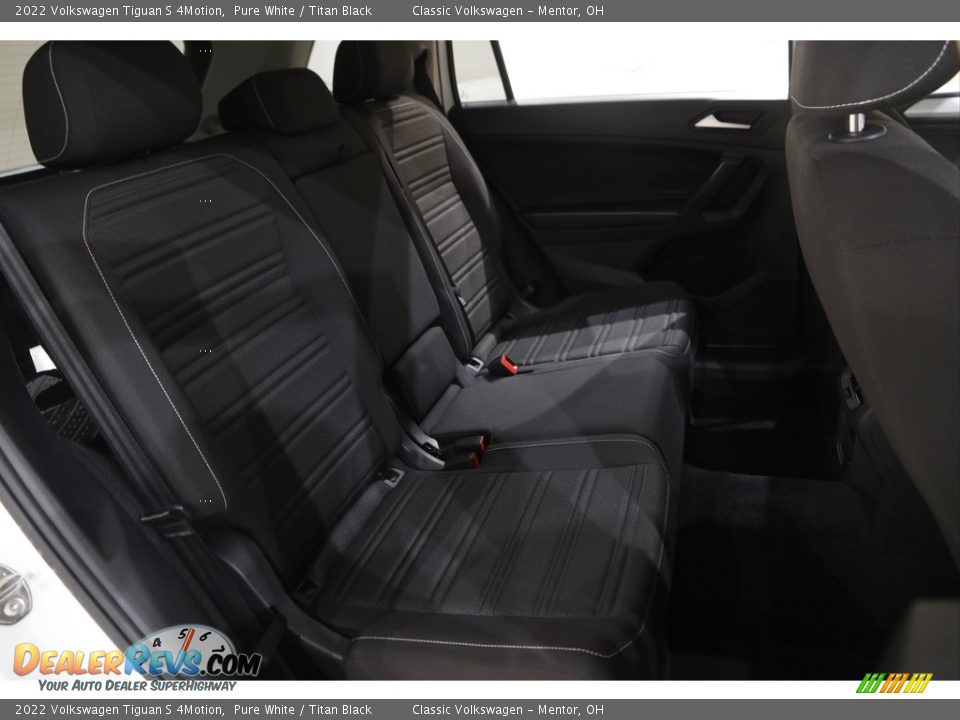 Rear Seat of 2022 Volkswagen Tiguan S 4Motion Photo #16