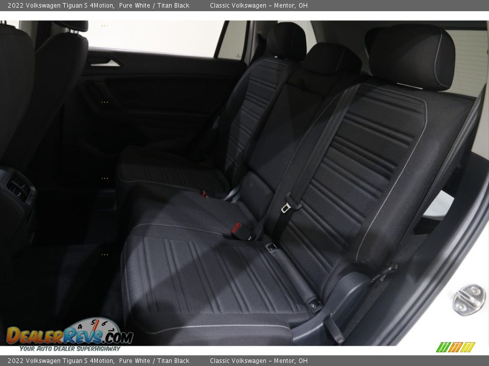 Rear Seat of 2022 Volkswagen Tiguan S 4Motion Photo #17