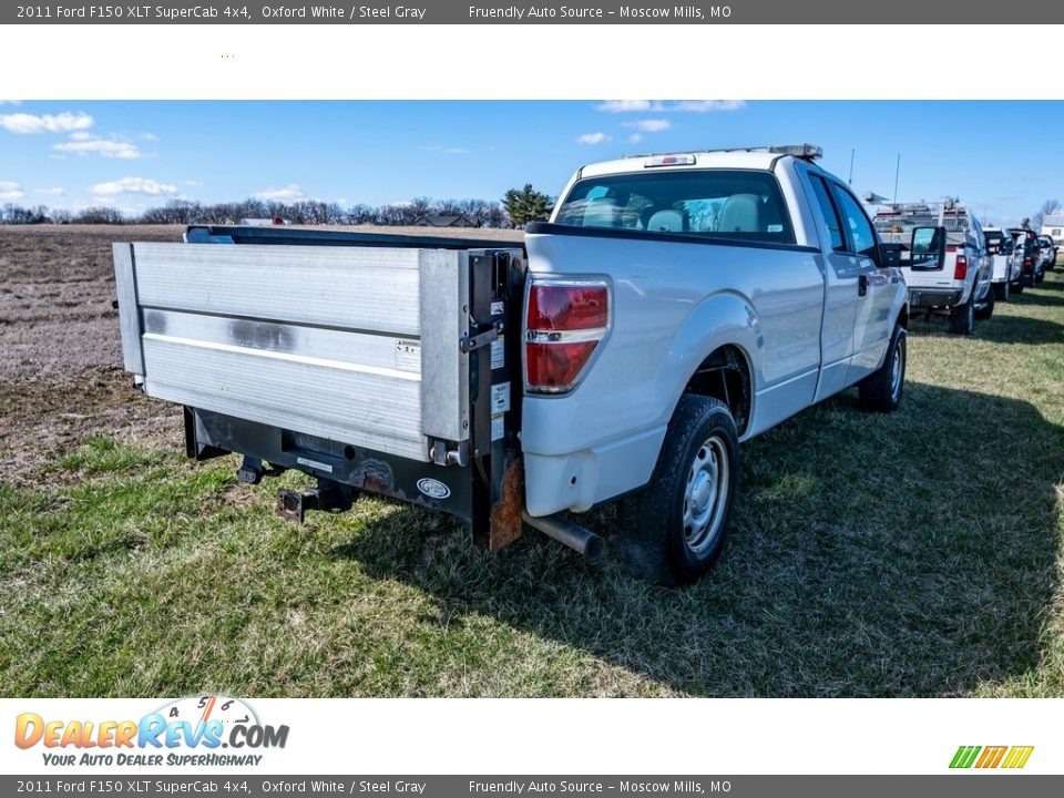 2011 Ford F150 XLT SuperCab 4x4 Oxford White / Steel Gray Photo #3