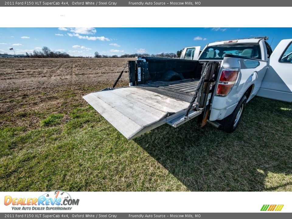 2011 Ford F150 XLT SuperCab 4x4 Oxford White / Steel Gray Photo #5