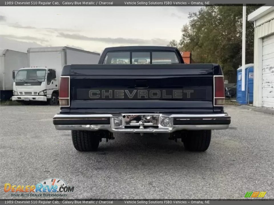 1989 Chevrolet S10 Regular Cab Galaxy Blue Metallic / Charcoal Photo #12