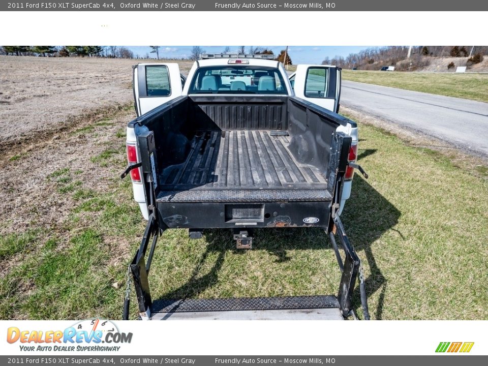 2011 Ford F150 XLT SuperCab 4x4 Oxford White / Steel Gray Photo #6