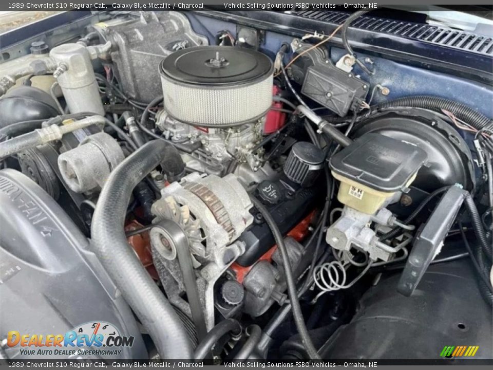 1989 Chevrolet S10 Regular Cab 4.3 Liter OHV 12-Valve V6 Engine Photo #13