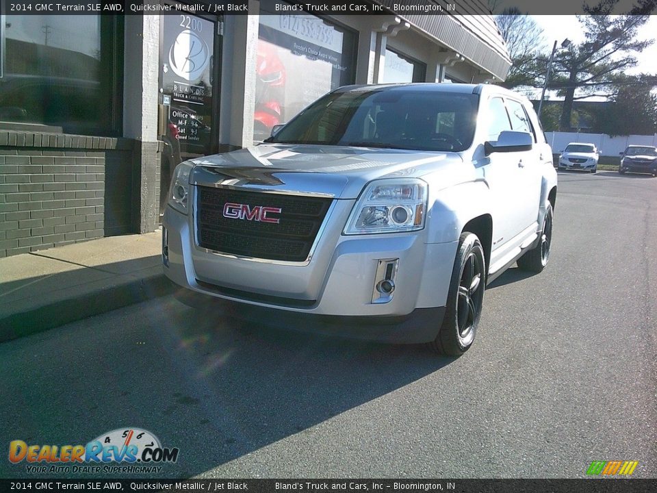 2014 GMC Terrain SLE AWD Quicksilver Metallic / Jet Black Photo #4