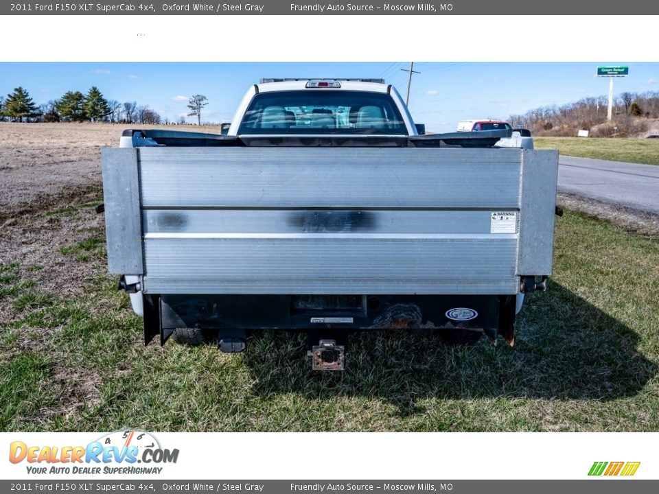 2011 Ford F150 XLT SuperCab 4x4 Oxford White / Steel Gray Photo #7